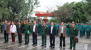 Huyện M'Drắk tổ chức Lễ ra quân huấn luyện năm 2017