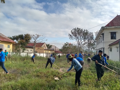 Huyện đoàn M’Drắk ra quân tháng thanh niên năm 2020.