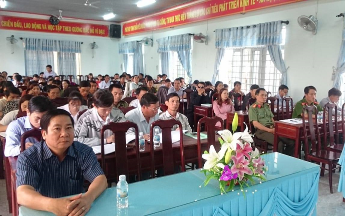 Huyện M’Drắk tập huấn về xây dựng xã, phường, thị trấn đạt chuẩn tiếp cận pháp luật