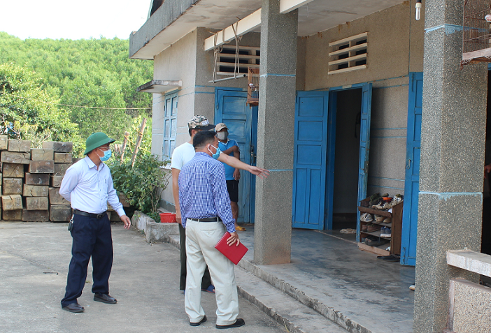 UBND huyện M'Drắk kiểm tra, khảo sát địa điểm đặt 02 chốt kiểm dịch Covid-19