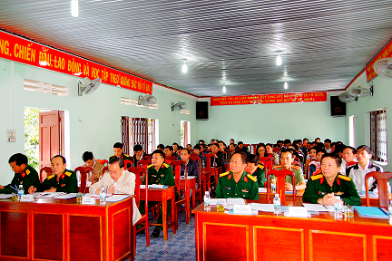 UBND huyện M'Drắk tổ chức Hội nghị triển khai nhiệm vụ quân sự, quốc phòng năm 2017