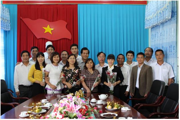 Văn phòng HĐND&UBND huyện tọa đàm Kỷ niệm ngày quốc tế phụ nữ 8/3.