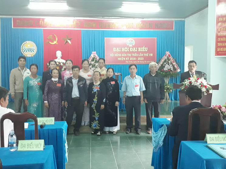 Đại hội Hội nông dân Thị trấn M'Drắk, xã Cư Mta và Cư Króa (nhiệm kỳ 2018-2023)