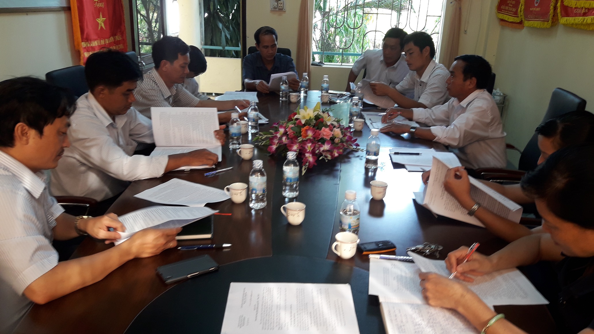 Hội nghi Giao ban Cụm thi đua số 3 huyện M'Drắk quý III năm 2017