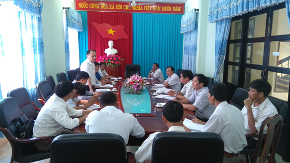 UBND huyện M’Drắk làm việc với Sở Tài nguyên & Môi trường 