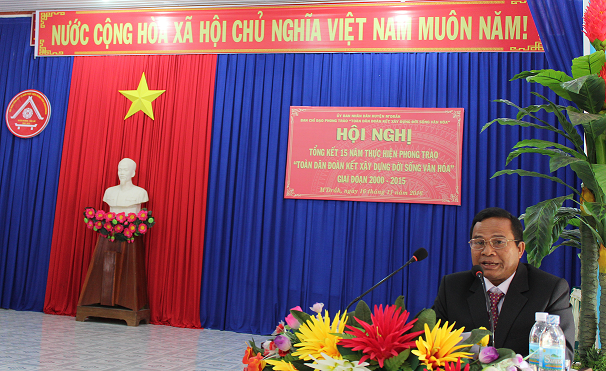 Huyện M’Drắk tổng kết 15 năm thực hiện phong trào “Toàn dân đoàn kết xây dựng đời sống văn hoá” giai đoạn 2000-2015