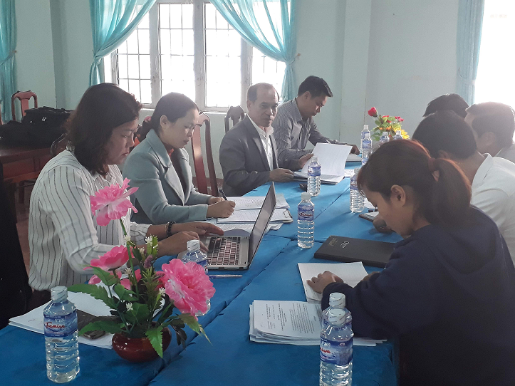 Kiểm tra công tác phòng, chống dịch Covid-19 tại xã Ea H’Mlây