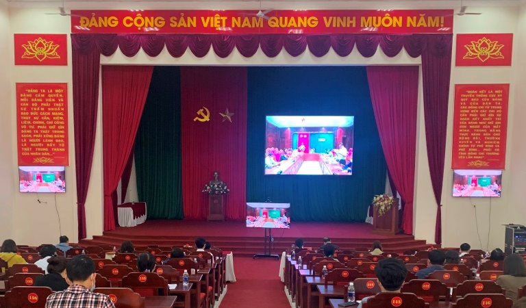 Hội nghị trực tuyến về tình hình phòng, chống dịch Covid-19 và công tác tổ chức dạy và học tại các cơ sở giáo dục
