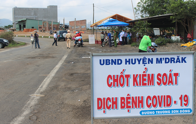 Huyện M’Drắk nỗ lực trong công tác phòng, chống dịch Covid-19      