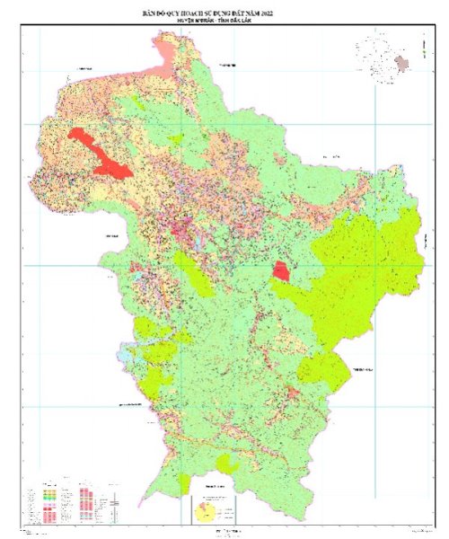 Thông báo Kế hoạch sử dụng đất huyện M'Drắk năm 2022