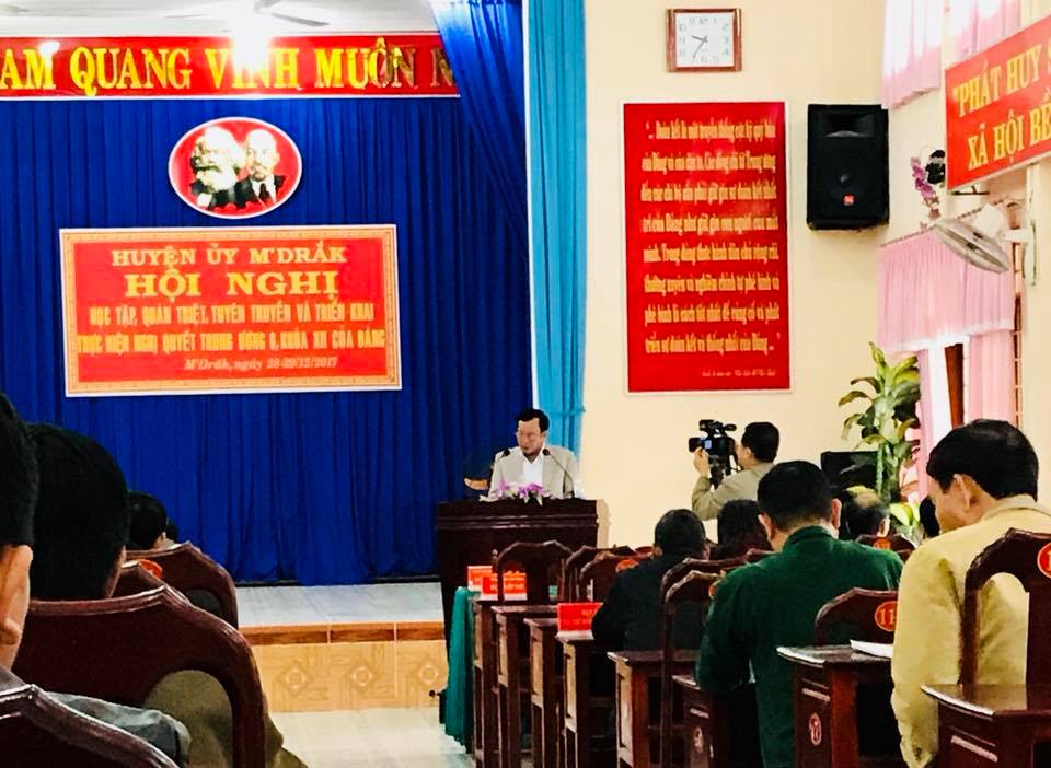 Hội nghị học tập, quán triệt Nghị quyết TW 6 khóa XII của Đảng.