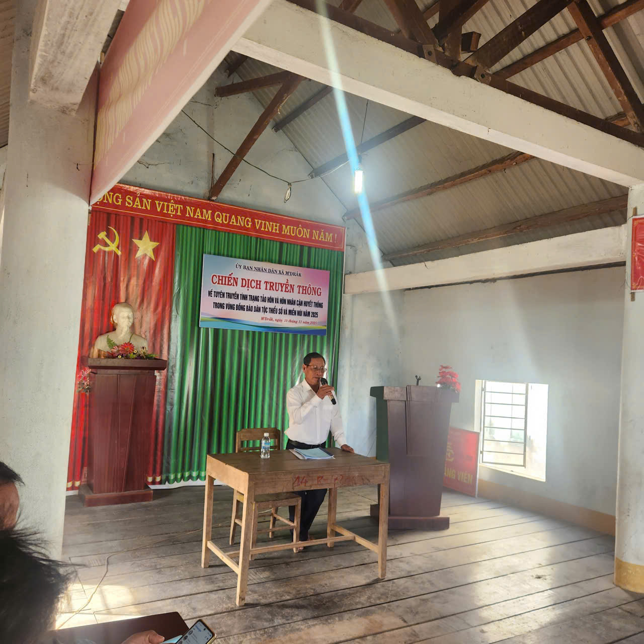 Xã M’Drắk tổ chức truyền thông phòng, chống tảo hôn và hôn nhân cận huyết thống