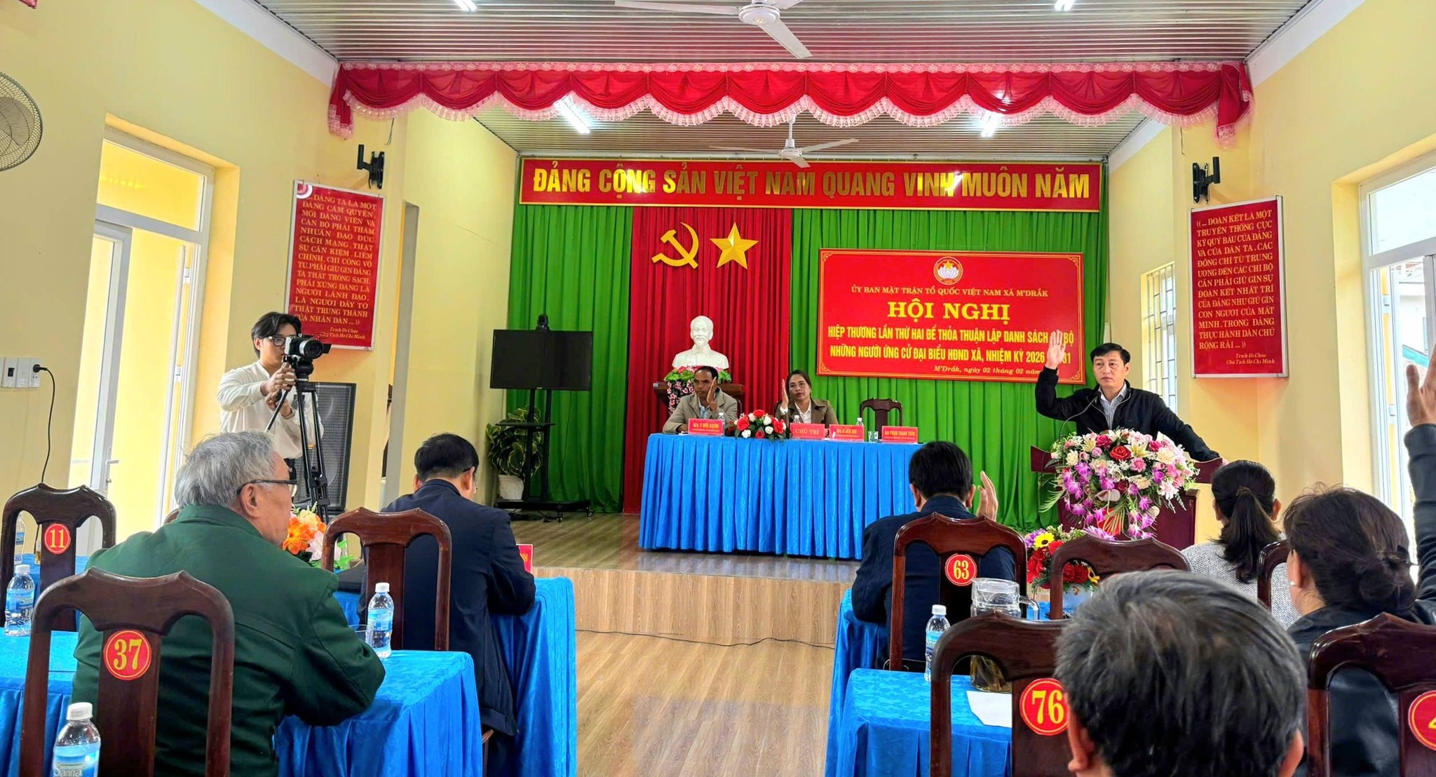 Xã M’Drắk: tổ chức Hội nghị hiệp thương lần 2 lập danh sách người ứng cử đại biểu HĐND xã nhiệm kỳ 2026 – 2031